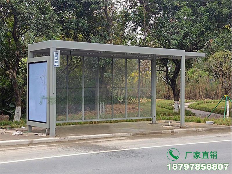 海南太阳能铝型材公交车候车亭